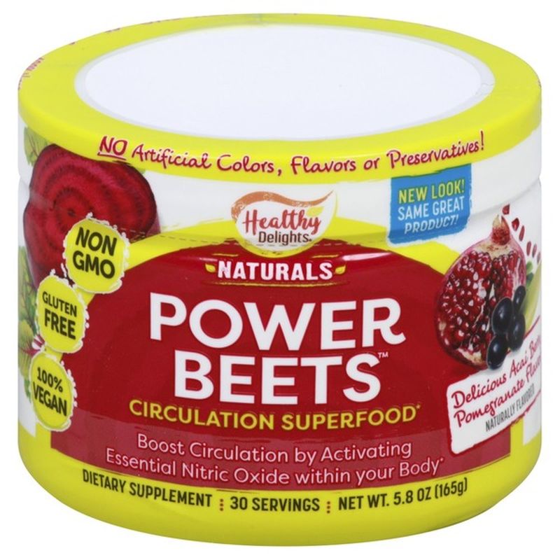 Healthy Delights Power Beets, Circulation Superfood, Delicious Acai