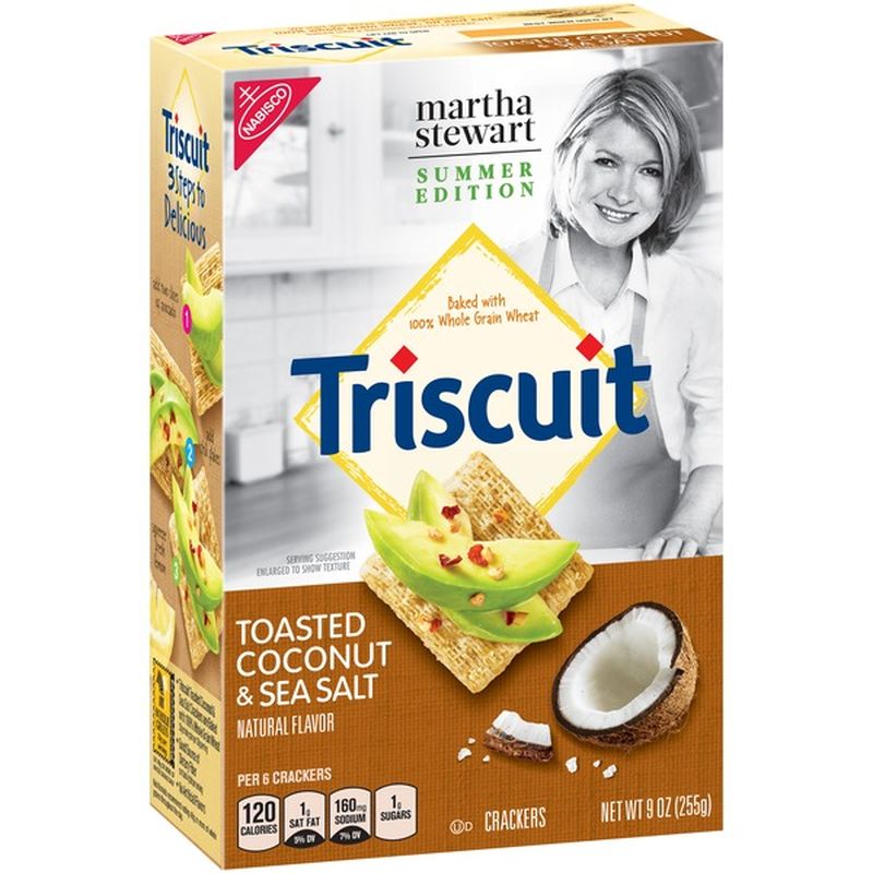 Triscuit Toasted Coconut & Sea Salt Flavor Crackers (9 oz) Instacart
