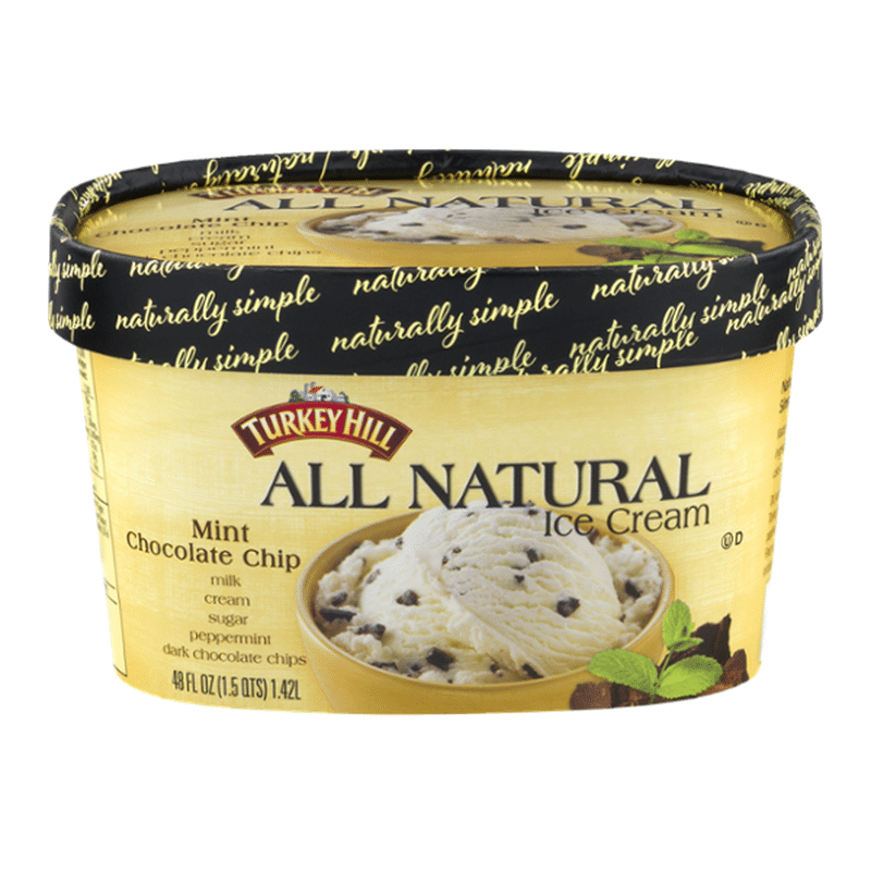Turkey Hill All Natural Mint Chocolate Chip Ice Cream