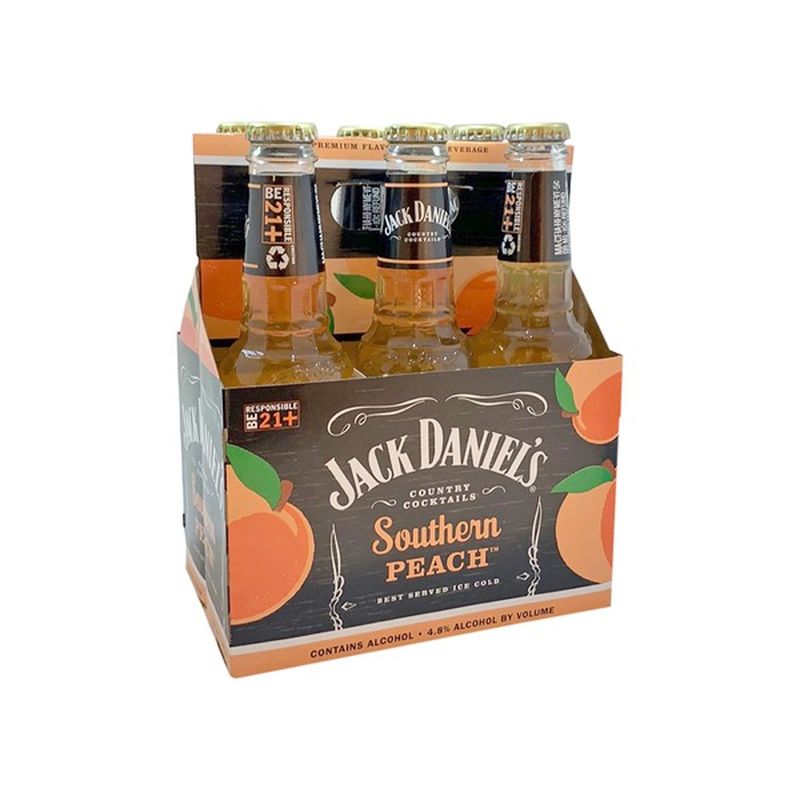 Jack Daniel's Country Cocktails Southern Peach (10 fl oz) - Instacart