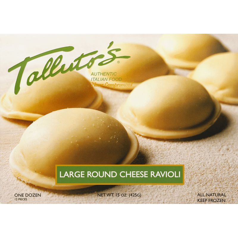 Talluto's Ravioli, Large Round, Cheese (12 each) - Instacart