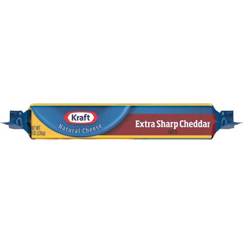 Kraft Extra Sharp Cheddar Natural Cheese 8 Oz From Food4Less Instacart