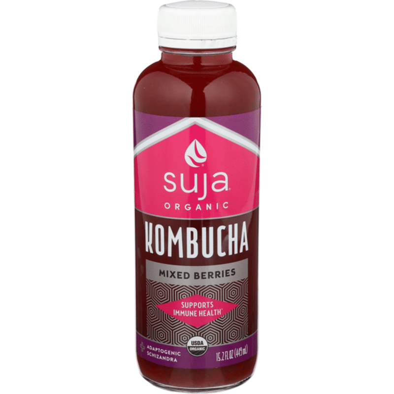 Suja Organic Mixed Berries Kombucha (15.2 fl oz) from Sprouts Farmers