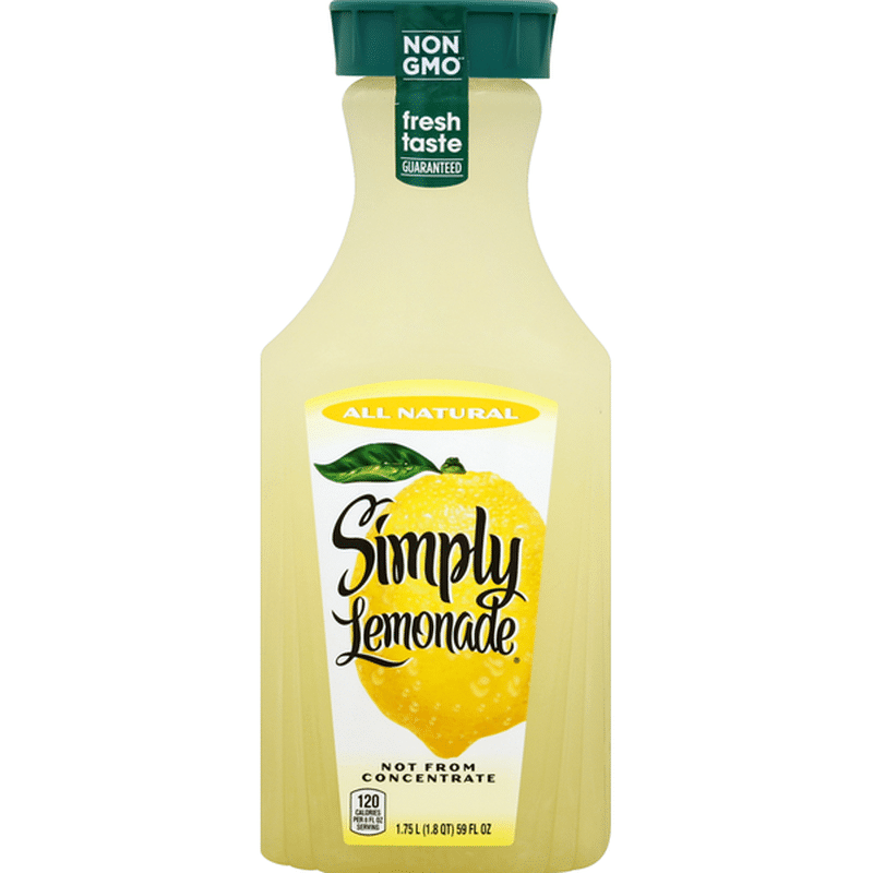 Simply Lemonade Bottle (1.75 L) Instacart