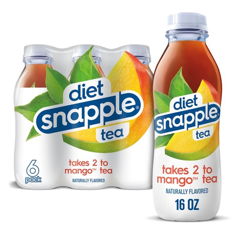 Snapple Diet Takes 2 to Mango Tea (16 fl oz) - Instacart