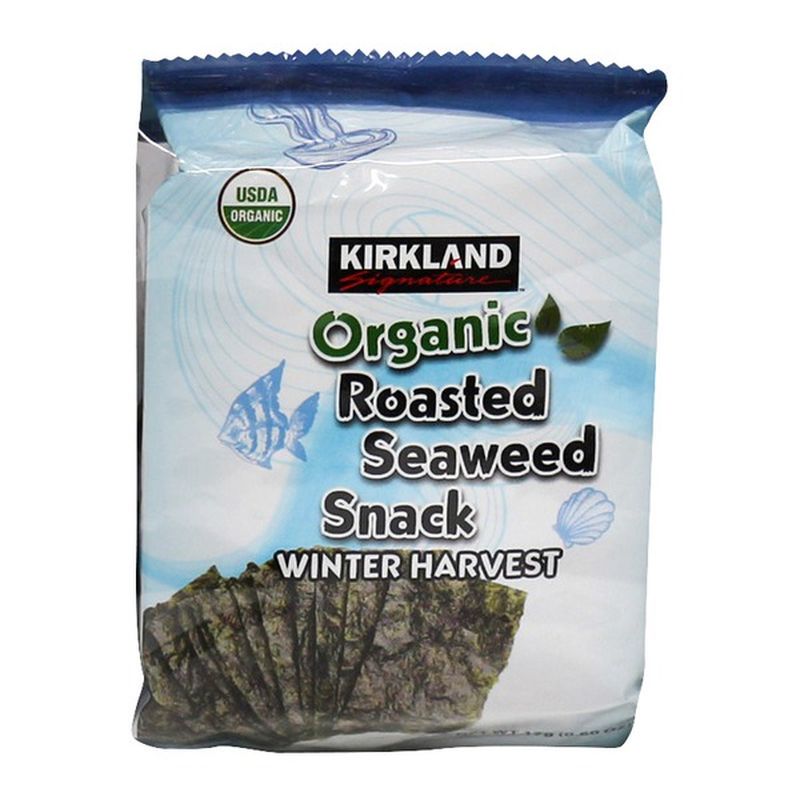 Kirkland Signature Organic Roasted Seaweed, 10 x 0.6 oz (0.6 oz