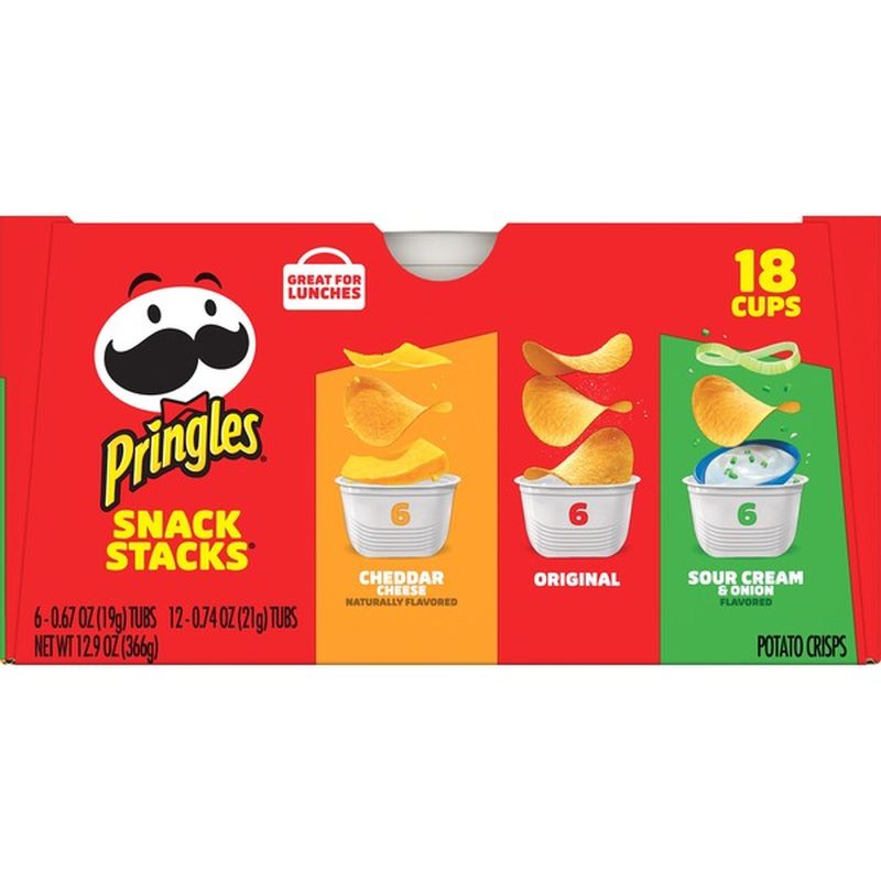 Pringles Potato Crisps Chips Variety Pack (12.9 oz) - Instacart