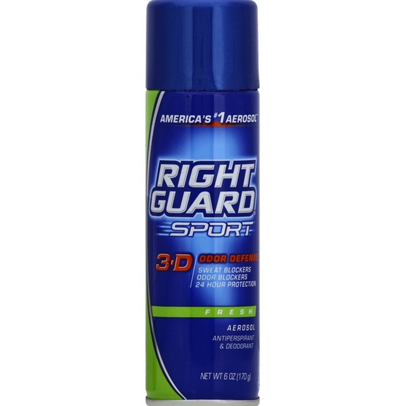 Right Guard Antiperspirant & Deodorant, Aerosol, Fresh (6 fl oz) from
