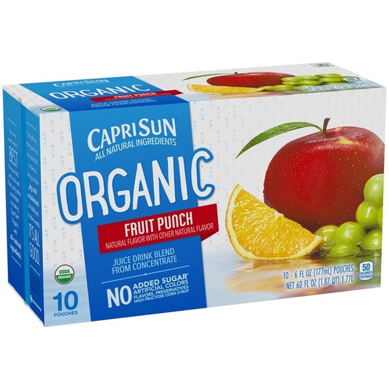 Capri Sun Organic Fruit Punch
