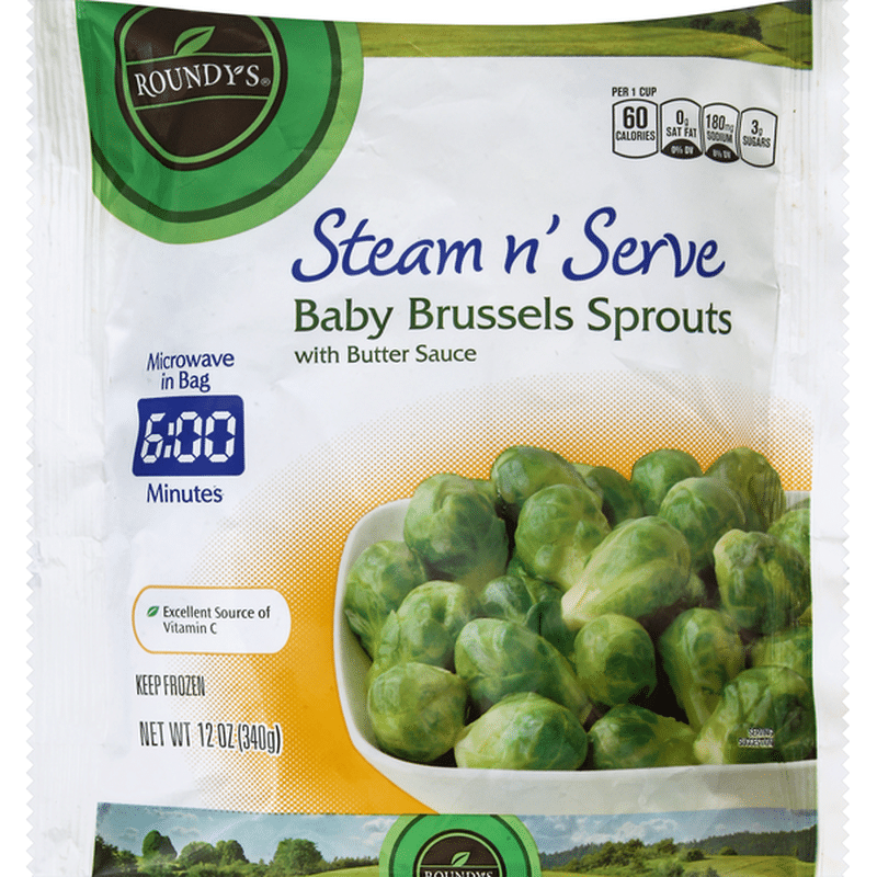 Roundy's Brussel Sprouts, Baby, with Butter Sauce (12 oz) Instacart