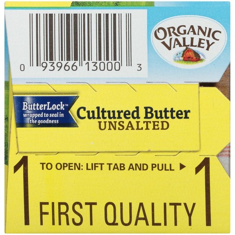 Organic Valley Cultured Unsalted Organic Butter