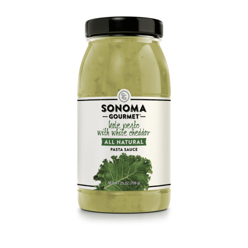 Sonoma Gourmet Pasta Sauce, Kale Pesto with White Cheddar (25 oz
