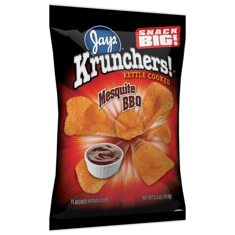 Krunchers® Mesquite BBQ Flavored Potato Chips (2.5 oz) Instacart