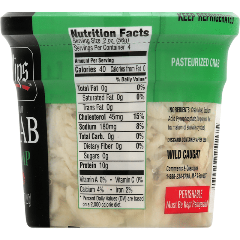 Phillips Crab, Premium, Lump, Tub (8 oz) from Safeway Instacart