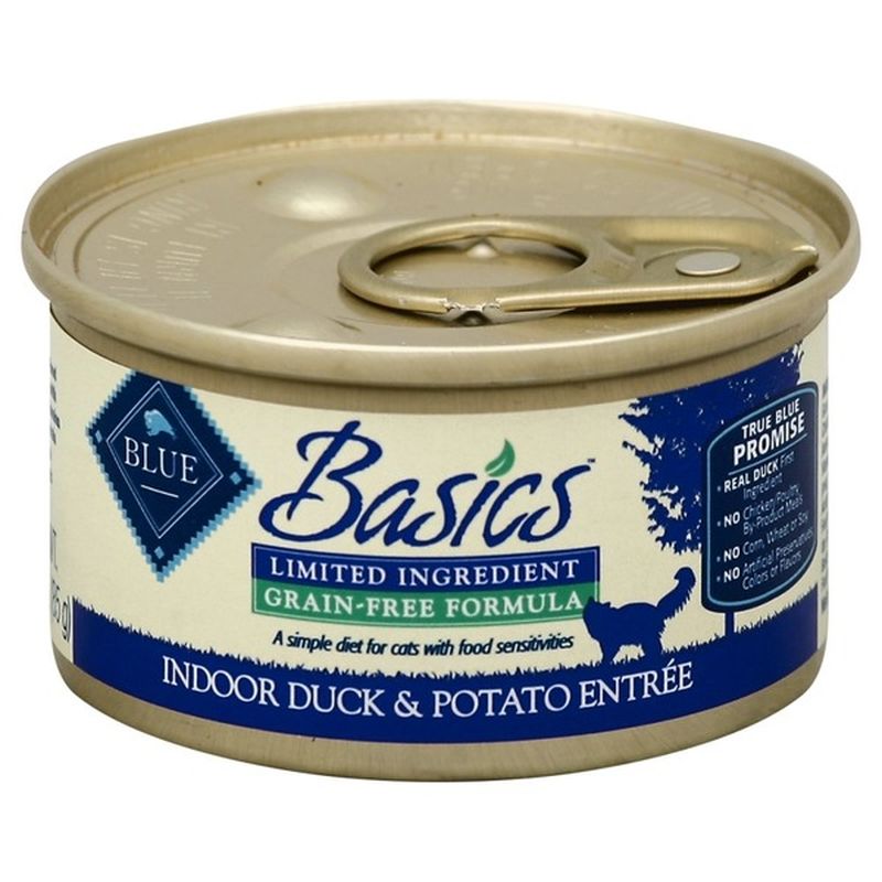 blue basics duck and potato cat food