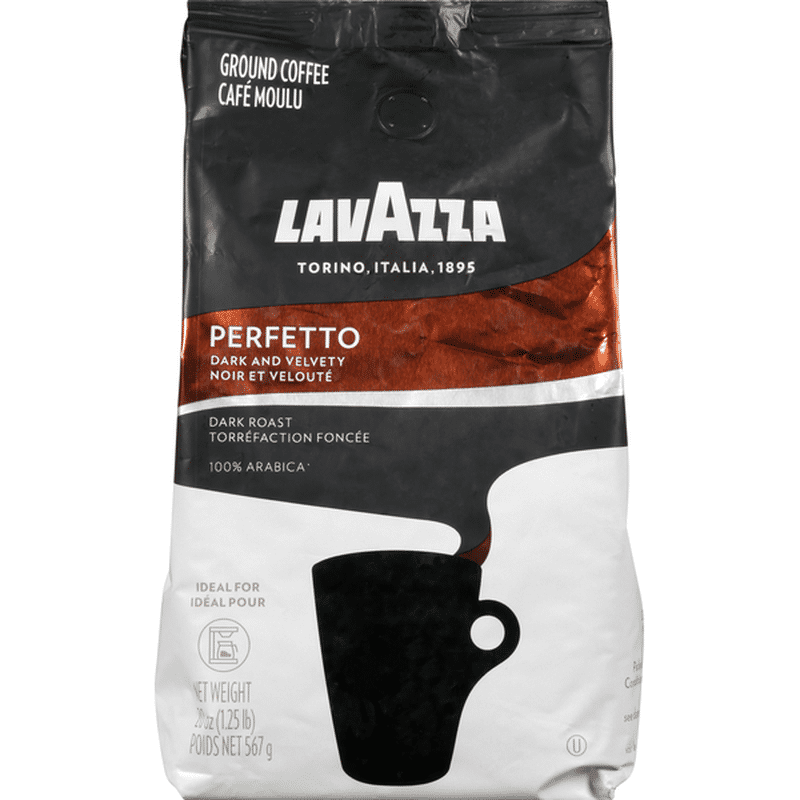 LavAzza Coffee, Ground, Dark Roast, Perfetto (20 oz) - Instacart