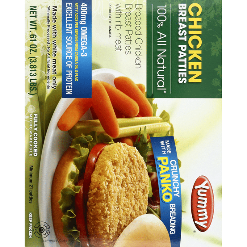 Yummy Chicken Breast Patties (61 oz) Instacart