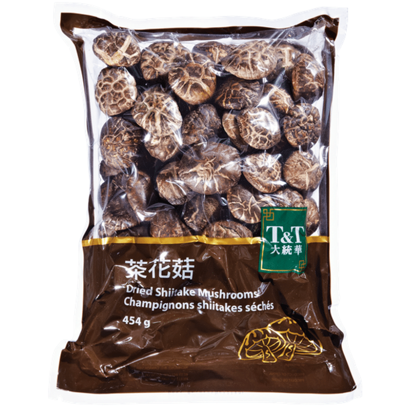 T&T Dried Shiitake Mushroom (454 g) Instacart