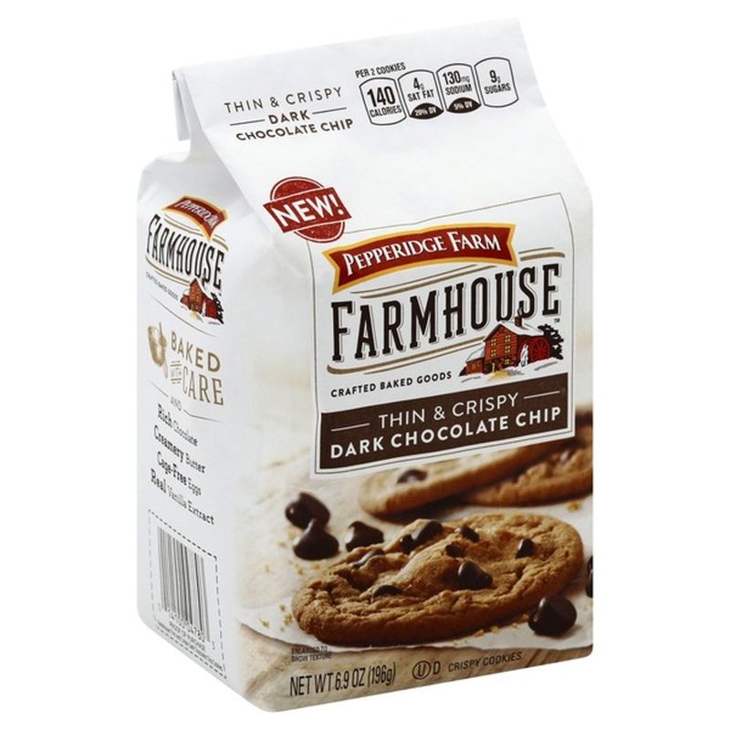 Pepperidge Farm® Thin & Crispy Dark Chocolate Chip Cookies (6.9 oz ...