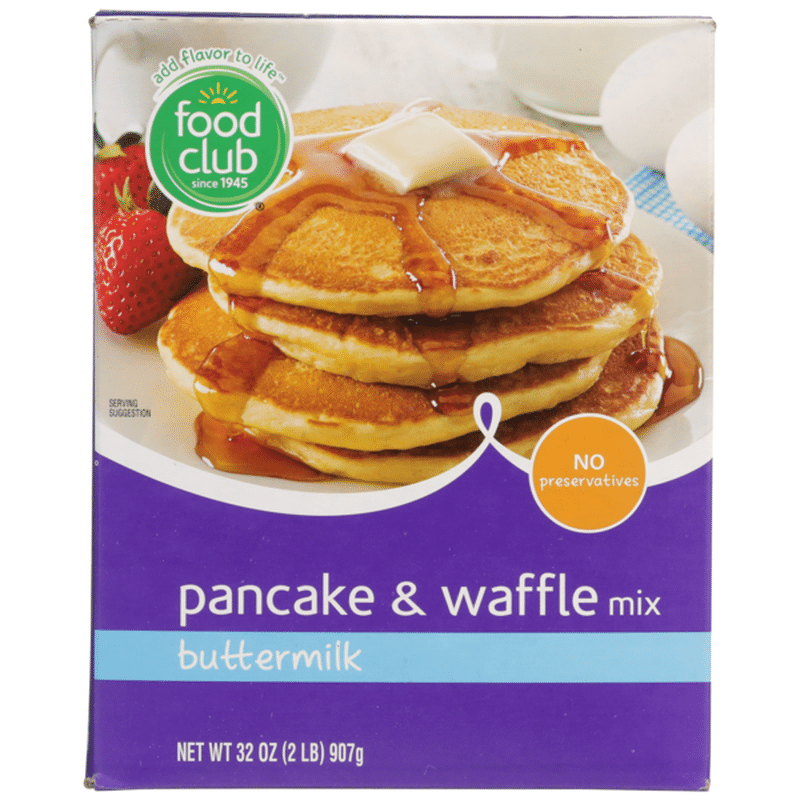 Food Club Buttermilk Pancake & Waffle Mix (32 oz) - Instacart