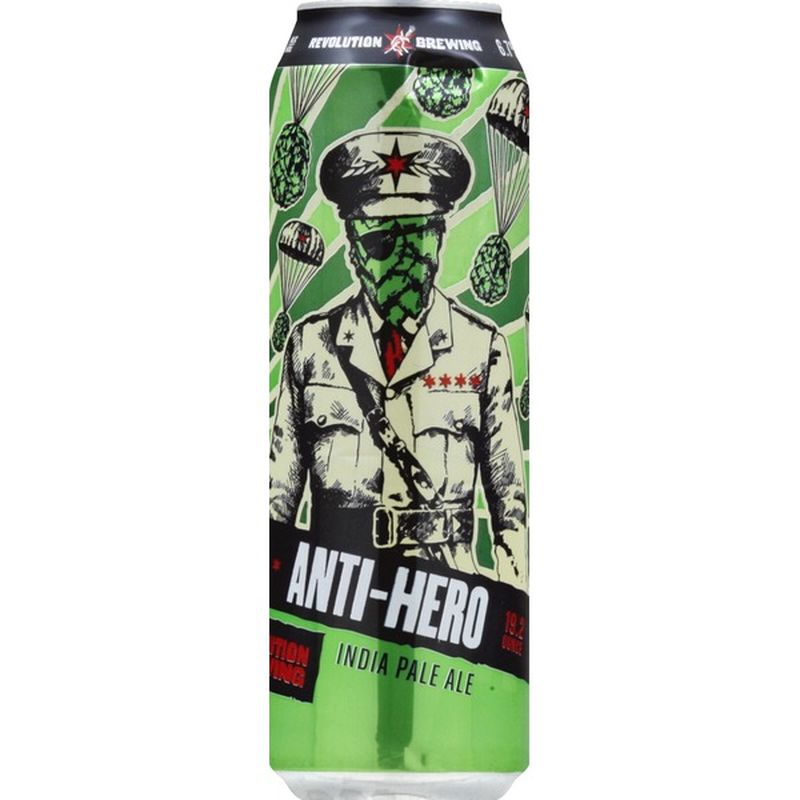 Revolution Brewing Beer, Anti-Hero (19.2 oz) - Instacart