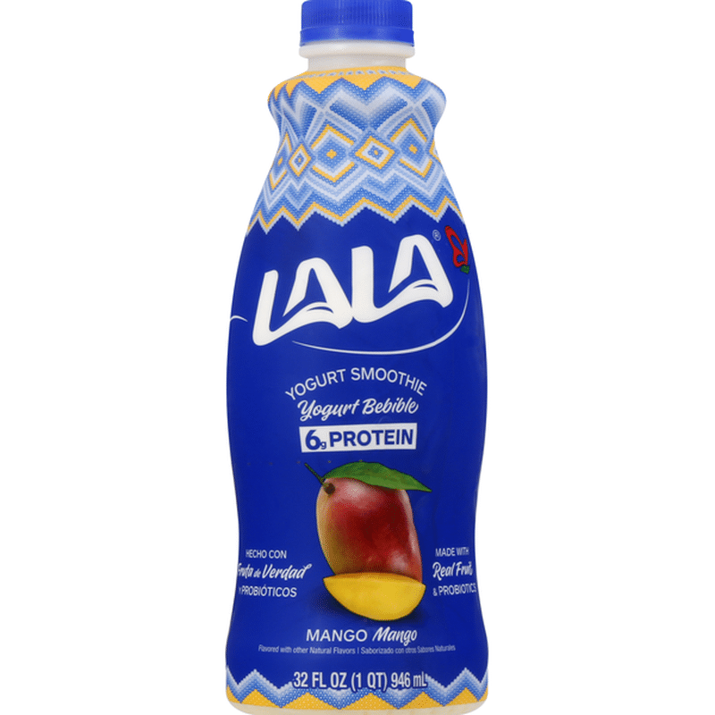 Lala Tropical Mango Yogurt Smoothie with Probiotics (32 fl oz) Instacart