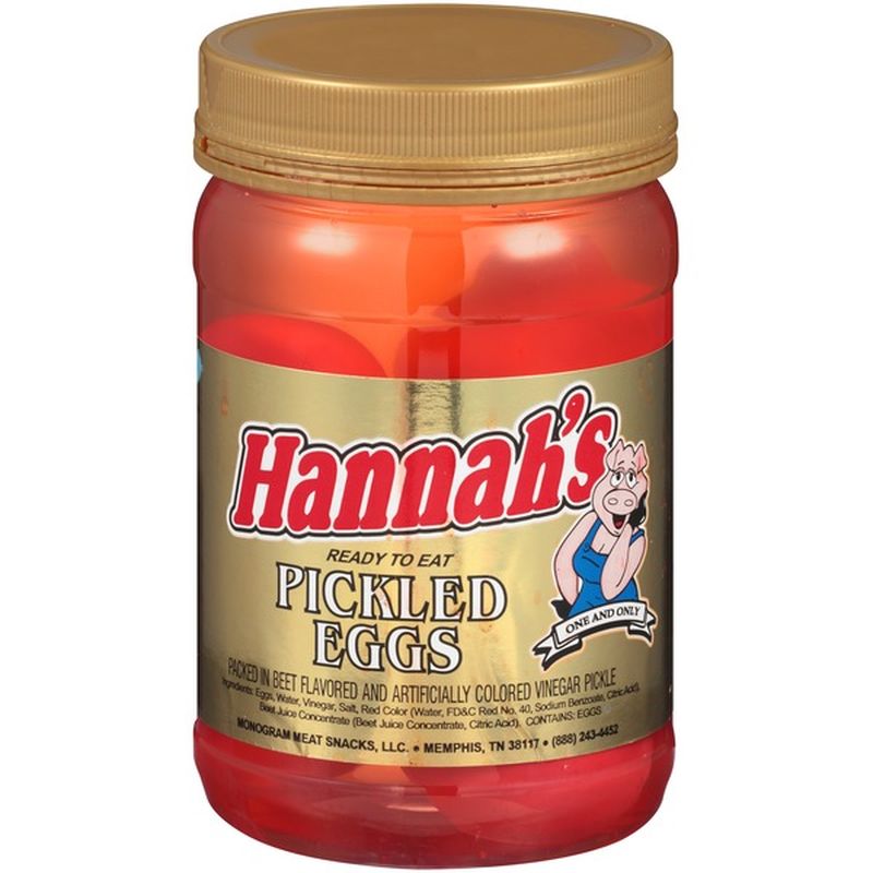 Hannah's Pickled Eggs, Jar (12.8 oz) from Food Lion Instacart