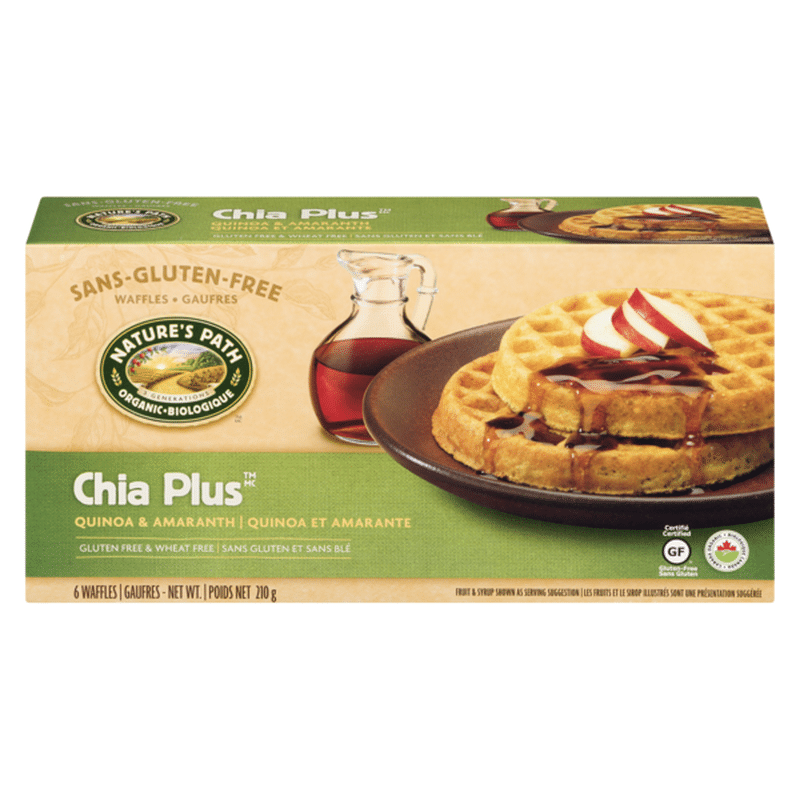 Nature's Path NP Chia Plus Waffles (210 g) - Instacart