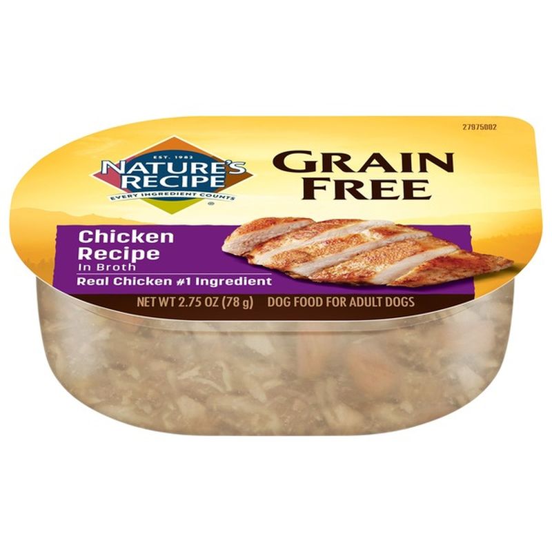 nature's recipe chicken recipe in broth wet dog food
