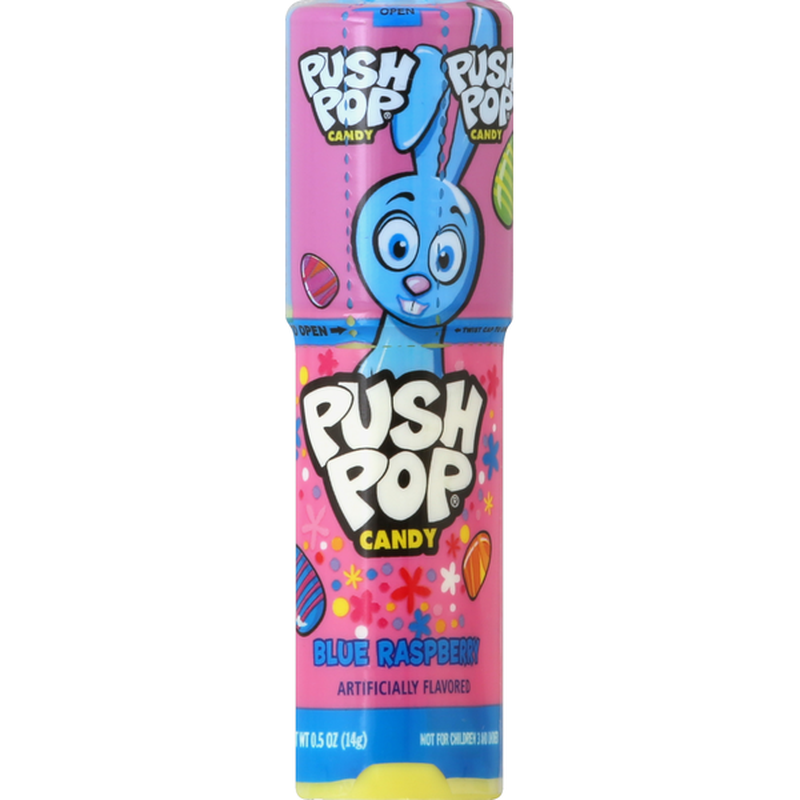 Push Pop Candy, Blue Raspberry (0.5 oz) Instacart