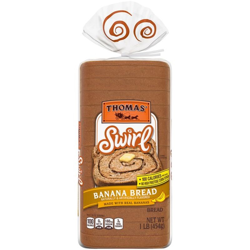 Thomas Banana Swirl Bread (16 oz) from Metropolitan Market Instacart