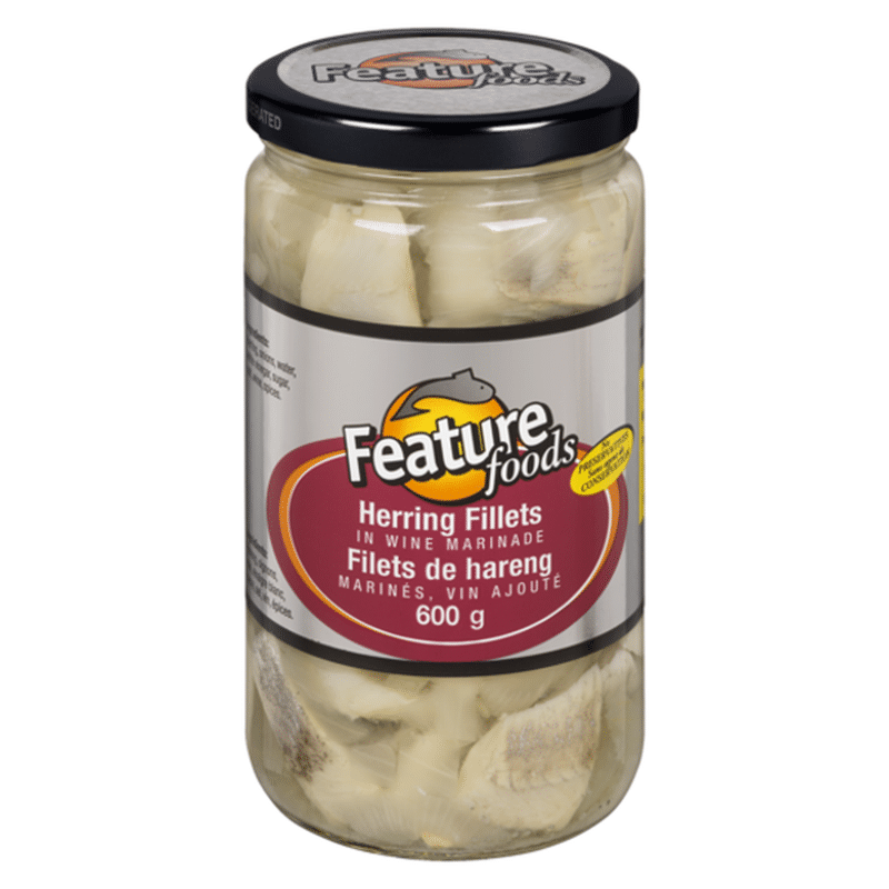 Feature Foods Herring Fillets In Wine (600 g) Delivery or Pickup Near