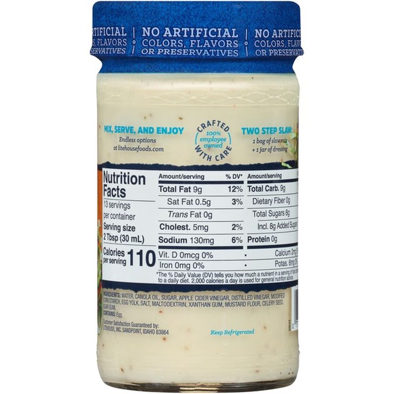 Litehouse Coleslaw Dressing 13 Fl Oz From Kroger Instacart 8207