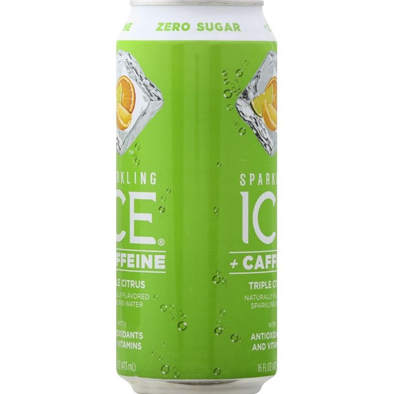 Sparkling ICE Triple Citrus Plus Caffeine Sparkling Water (16 oz) from Ralphs Instacart