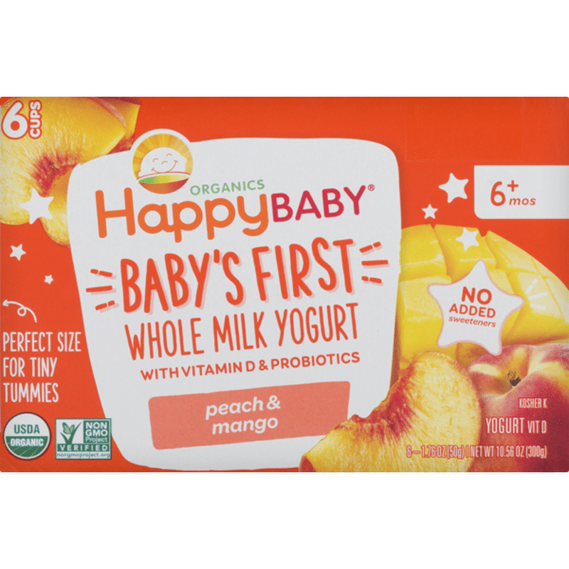 happy baby whole milk yogurt