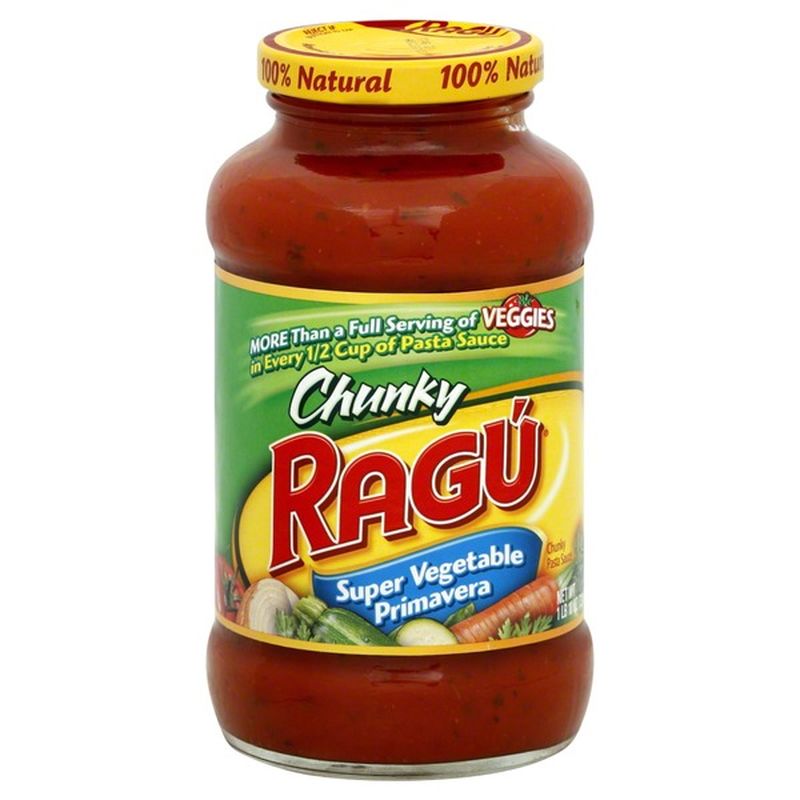 Ragu Chunky Super Vegetable Primavera Pasta Sauce (23.9 oz) Instacart
