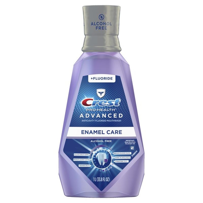 Crest Mouthwash Alcohol Free Enamel Care (33 8 fl oz) Instacart Crest Mouthwash Alcohol Free Enamel Care (33 8 fl oz) Instacart
