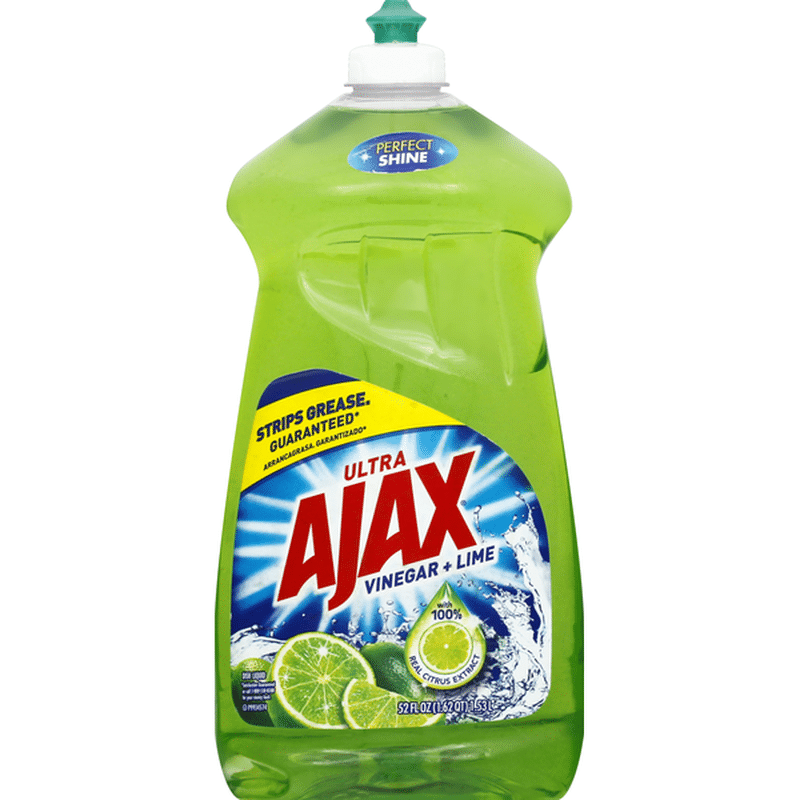 Ajax Dish Liquid, Vinegar + Lime (52 oz) - Instacart