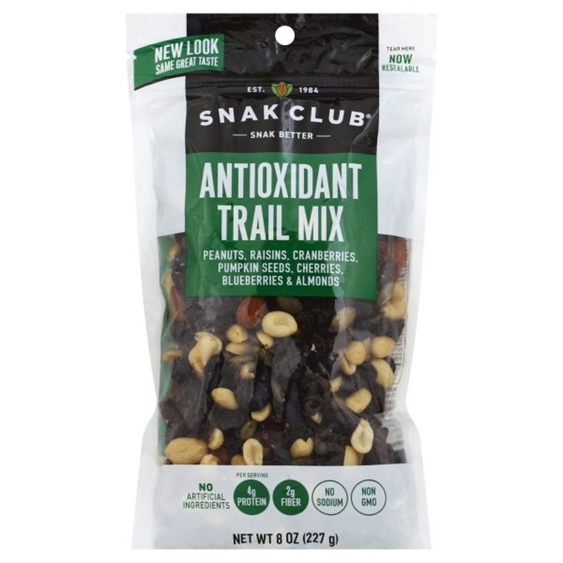 Snak Club Trail Mix, Antioxidant, Super Value (8 oz) - Instacart