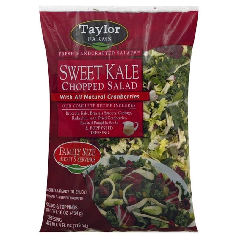 Taylor Farms Chopped Salad, Sweet Kale, Family Size (20 each) Instacart