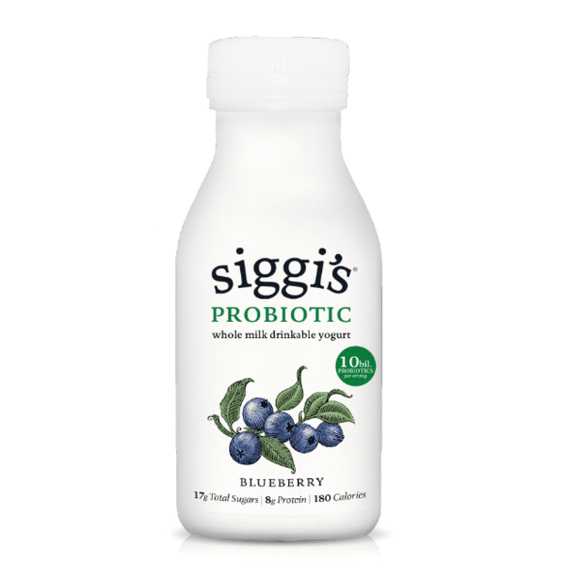 Siggis Probiotic Drinkable Whole Milk Yogurt Blueberry 8 Oz