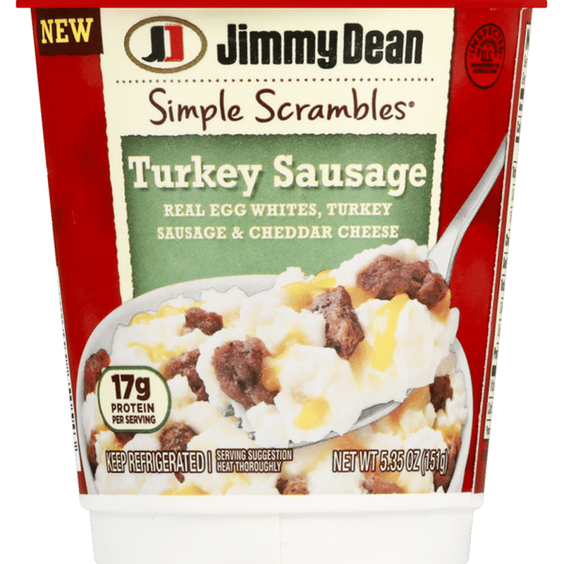 Jimmy Dean Simple Scrambles, Turkey Sausage (0.334 lb) Instacart