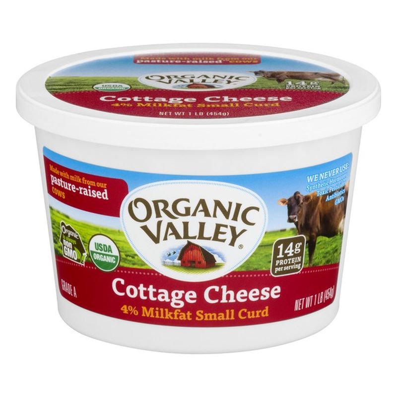 Organic Valley Small Curd Organic Cottage Cheese (16 oz) Instacart
