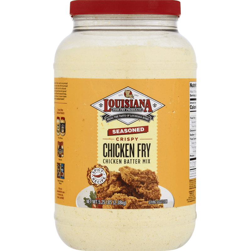 Louisiana Fish Fry Products Chicken Batter Mix, Spicy Recipe, Chicken