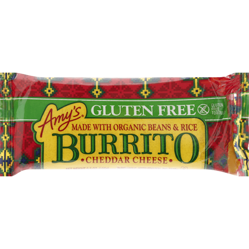 Amy's Burrito, Gluten Free, Cheddar Cheese (5.5 each) from ACME Markets