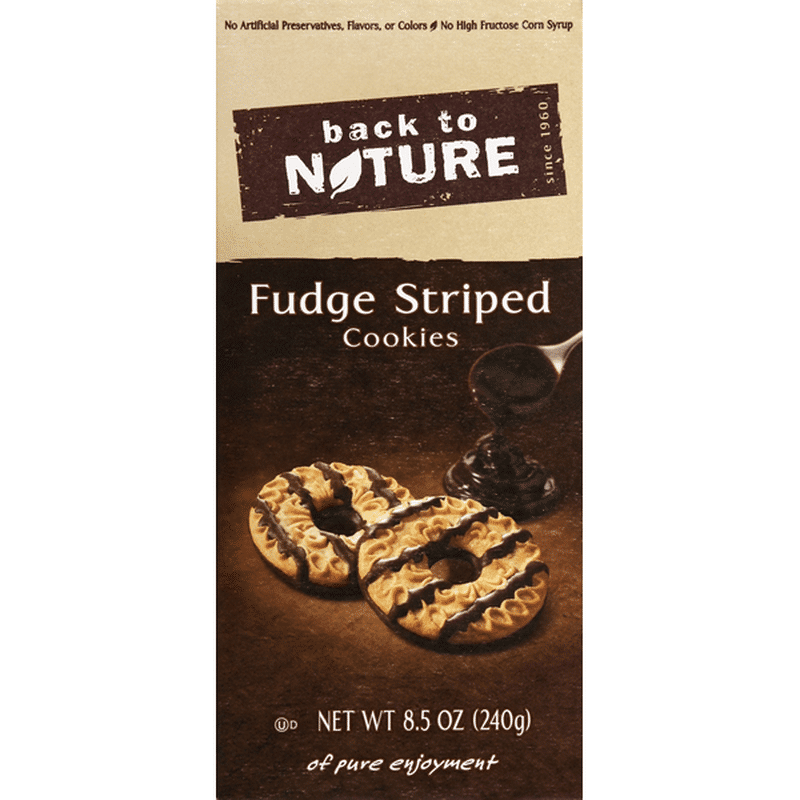 Back To Nature Cookies Fudge Striped 8 5 Oz Instacart