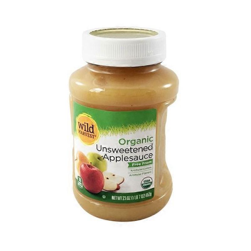 Wild Harvest Organic Applesauce, Unsweetened (23 oz) Instacart