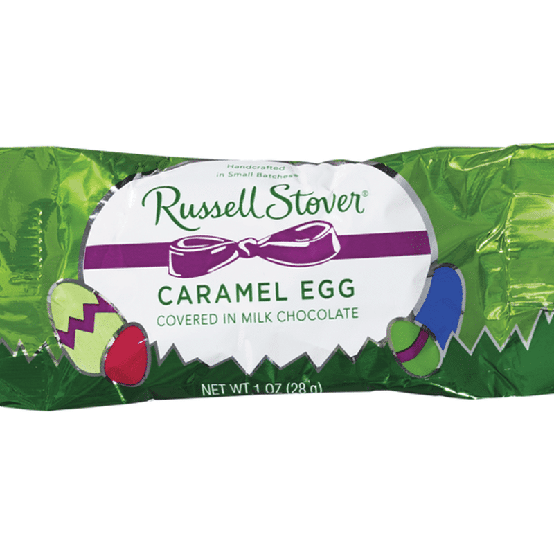 Russell Stover Caramel Egg, Covered in Milk Chocolate (1 oz) Instacart