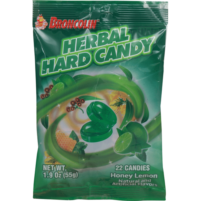 Broncolin Herbal Hard Candy, Honey Lemon (22 each) Instacart