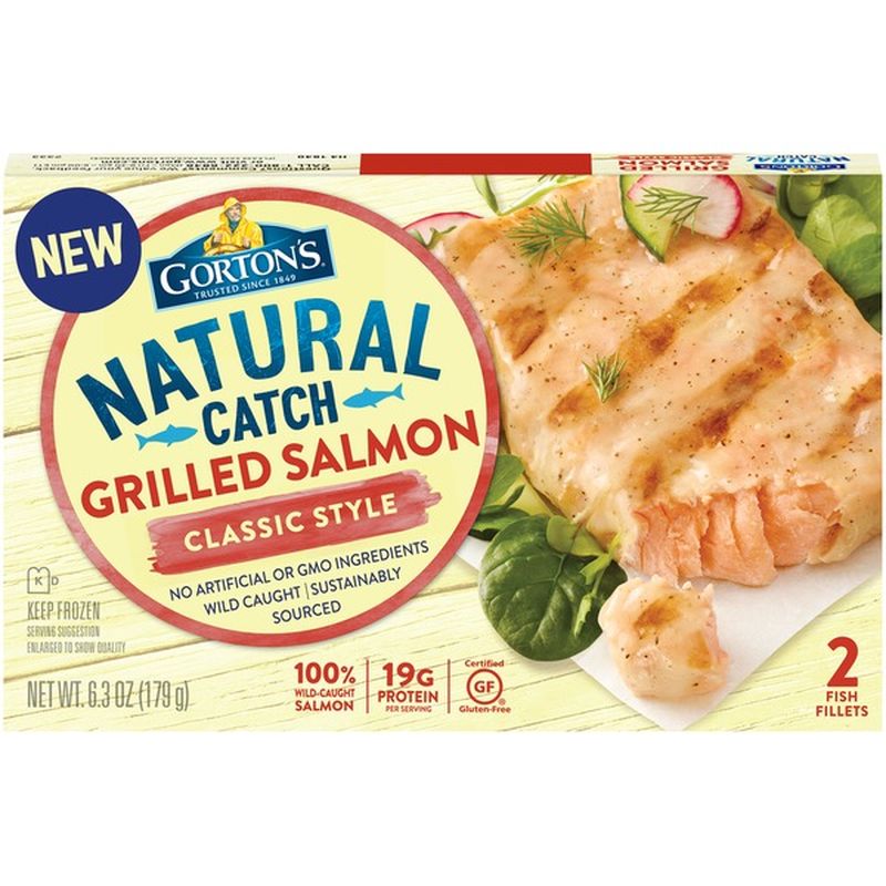 Gorton's Grilled Salmon Classic Grilled Fillets (6.3 oz) from King ...